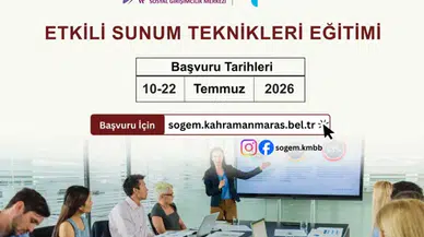 SOGEM'den Ücretsiz Etkili Sunum Teknikleri Eğitimi