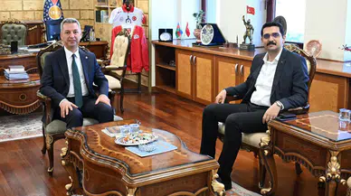 Pazarcık Kaymakamı Teke’den KSÜ’ye Ziyaret