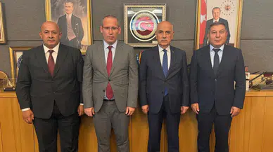 Prof. Dr. Vahit Kirişci, Türkoğlu Heyetini TBMM'de Ağırladı