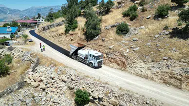 Karagöl-Çobanlı Yolunda Kaplama Çalışmaları Başladı