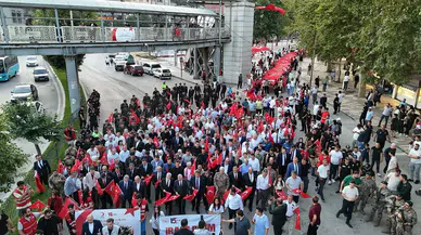 Kahramanmaraş'ta 15 Temmuz'un 10. Yılında Demokrasi Nöbeti