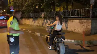 Alkollü Elektrikli Bisiklet Sürücüsüne 50 Bin TL Ceza!