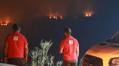 Kızılay Yangın Bölgelerinde 26 Noktada Sahada