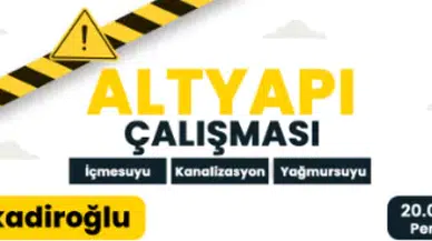 Dulkadiroğlu’nda 14 noktada altyapı çalışması