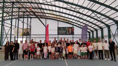 Kahramanmaraş'ta 30 Ağustos Tenis Turnuvasında 56 Sporcu Kortlara Çıktı