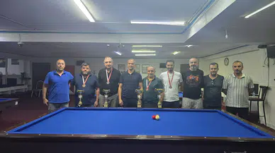 Kahramanmaraş’ta Zafer Kupası Bilardo Turnuvası Tamamlandı