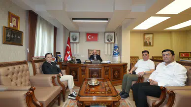 KMTSO Heyeti Rektör Bakan’ı Ziyaret Etti
