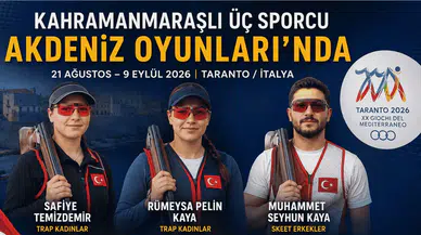 Kahramanmaraşlı Üç Sporcu Akdeniz Oyunları’nda