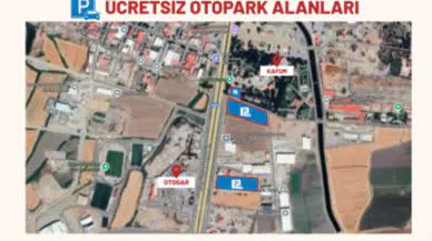 Ağustos Fuarı Ziyaretçilerine Ücretsiz Otopark Desteği