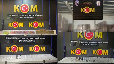 Ankara'da Dev Operasyon: 21 Milyon Liralık Kaçak Mal Ele Geçirildi!