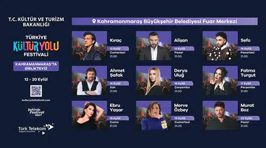 Kahramanmaraş Kültür Yolu Festivali Başlıyor
