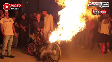 Dünyanın En Çok Alev Atan Motoru Motofest’te Şov Yaptı