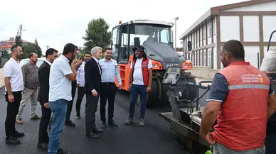 Afşin’de 2 Kilometrelik Yol Baştan Sona Yenileniyor