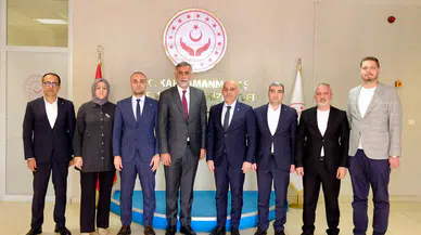 Burak Gül ve İl Yönetiminden Emre Çalğan’a Ziyaret