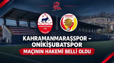 Onikişubatspor – Kahramanmaraşspor Maçına Gaziantepli Hakem