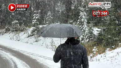 Bolu’da Kar Yağışı: Kartalkaya Yolu Ve Yaylalar Beyaza Büründü