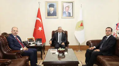 Vali Ünlüer, Güldemir ve Güller’i Makamında Ağırladı