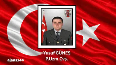 Kahramanmaraşlı Piyade Uzman Çavuş Yusuf Güneş Şehit Oldu