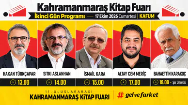 Kahramanmaraş Kitap Fuarı’nda İkinci Günün Programı Belli Oldu