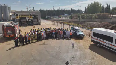 Kahramanmaraş’ta Kimyasal Sızıntı Tatbikatı Gerçekleştirildi