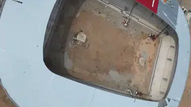 Kahramanmaraş’ın yeni stadında çalışmalar hızlandı