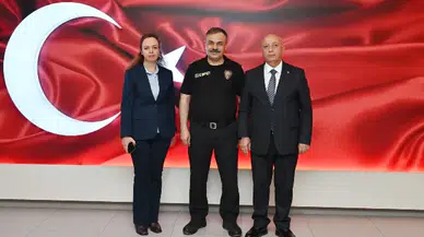 Rektör Bakan’dan Emniyet Müdürü Kalaycı’ya ziyaret