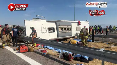 Manisa’da otobüs kazası: 11 can kaybı, 27 yaralı
