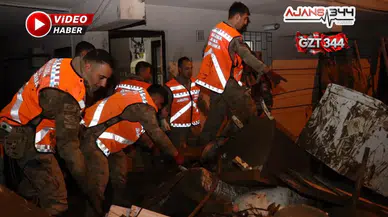 Ayazağa’da Sel Sonrası 300 Jandarmayla Gece Temizliği