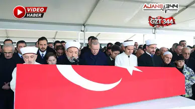 Erdoğan, Dündar Ziya Gültekin’in Cenaze Törenine Katıldı