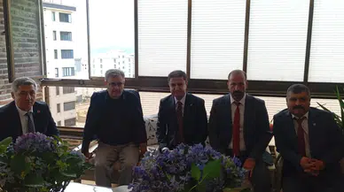 Türk Eğitim-Sen Heyeti'nden Mansur Metehan’a  Ziyaret