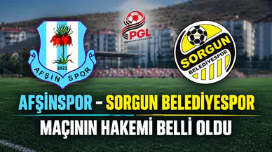Afşinspor – Sorgun Belediyespor Maçına Hakem Ataması Yapıldı