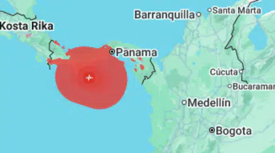 Panama'da 7,6 büyüklüğünde deprem: Tsunami uyarısı