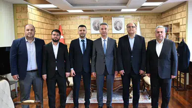 Sağlık-Sen’den KSÜ Rektörü Okumuş’a Hayırlı Olsun Ziyareti