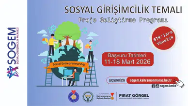 Kahramanmaraş’ta SOGEM’den STK’lara proje geliştirme eğitimi