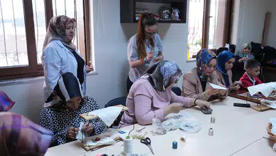 Kadınların El Emeğiyle Doğaya Katkı sağlıyor!