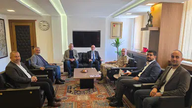 AK Parti Kahramanmaraş Heyetinden Tuğgeneral Sadık Gülecen’e Ziyaret