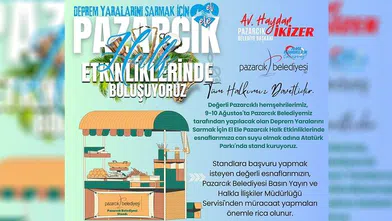 Pazarcık’ta halk etkinliği düzenlenecek