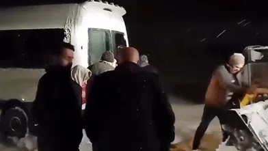 Kahramanmaraş'ta Karda Mahsur Kalan 10 Öğretmen Kurtarıldı