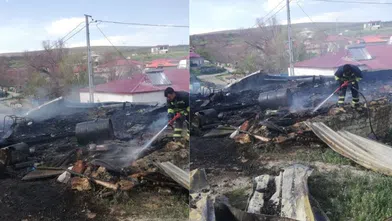 Kahramanmaraş’ta Alevlere Teslim Olan Depo Küle Döndü