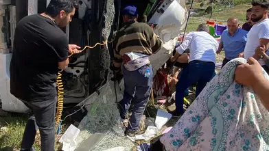 Kahramanmaraş’ta Tır Kaza Yaptı