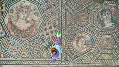 İznik'te 3. Yüzyıla Ait Taban Mozaiği Gün Yüzüne Çıkarıldı