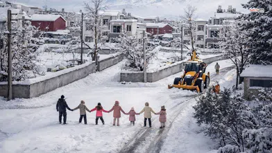 Çocukların Kar Sevinci Sosyal Medyayı Gülümsetti