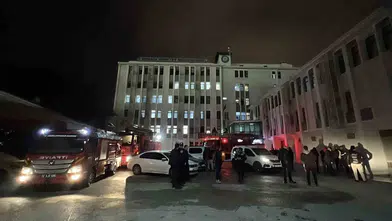 Emniyet'in  Ek Binasında Yangın Paniği