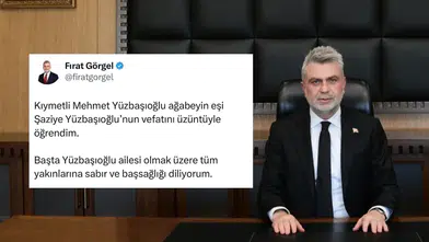 Başkan Görgel, Yüzbaşıoğlu Ailesine Taziye Mesajı Yayınladı