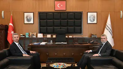 Başkan Görgel KSÜ Rektörü Okumuş’u ağırladı