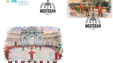 PTT'den 'mehteran' temalı ilkgün zarfı