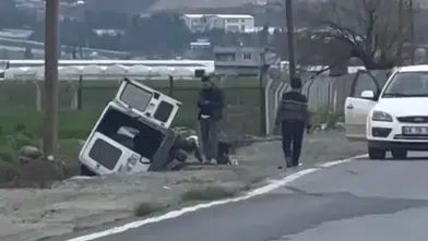 Kahramanmaraş’ta Direksiyon Hamlesi Kazaya Neden Oldu