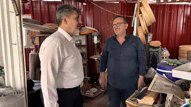 Vekil Debgici Demirciler Çarşısı Esnafı ile Bayramlaştı