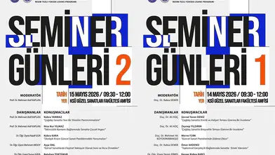 KSÜ’de Sanat Rüzgarı: Seminer Günleri Başlıyor