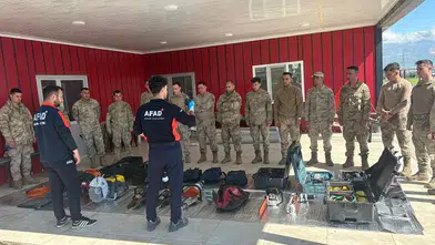 Nurhak'ta Jandarma Ekiplerine Arama Kurtarma Eğitimi